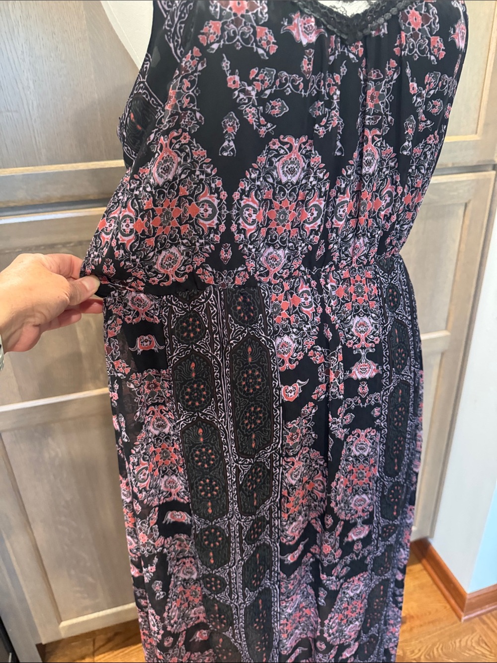 Free People -Moroccan Printed Maxi Dress - Picture 8 of 14